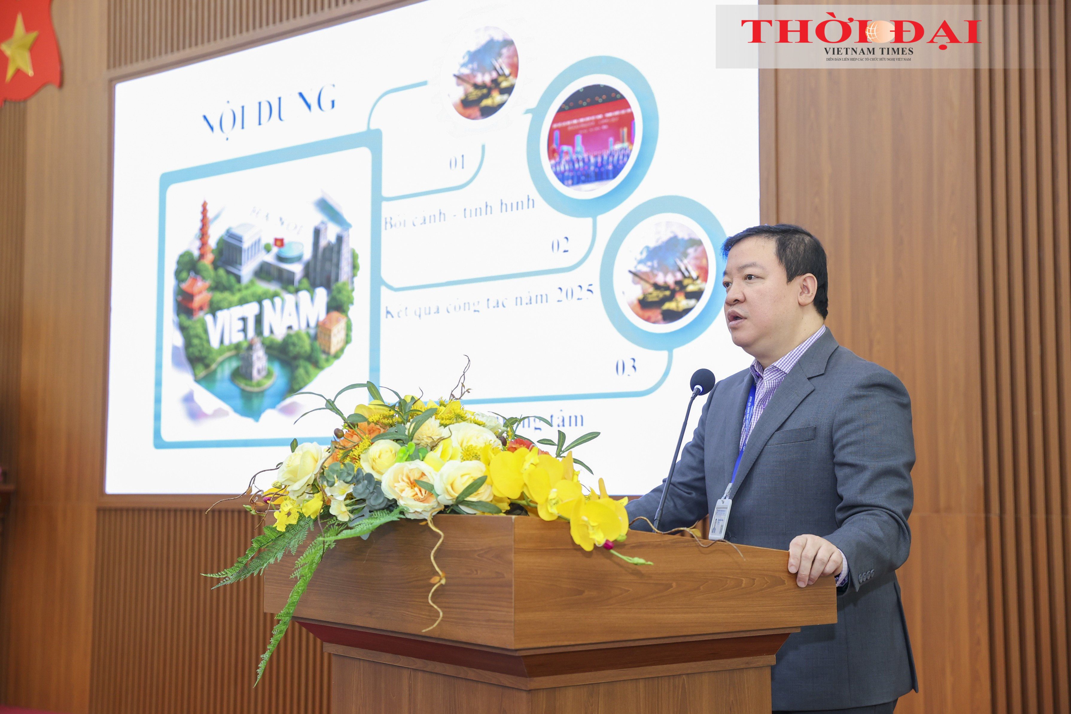 越南友好组织联合会总结2025年工作,部署2026年任务 5 trọng tâm công tác của Liên hiệp các tổ chức hữu nghị Việt Nam năm 2026