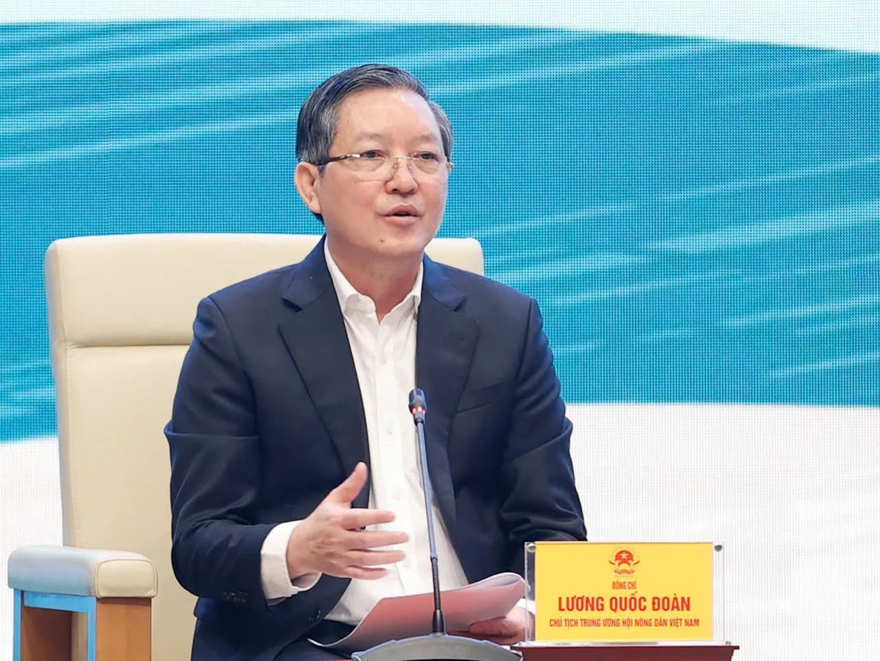 越南农民协会主席梁国团：在国家新纪元中充分发挥农民的作用和创造力