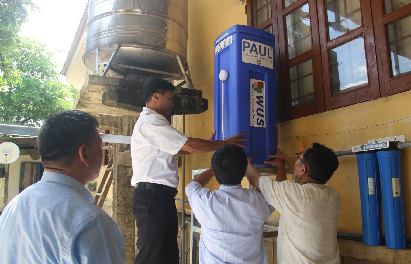 Bản in : 德国向越南山区学校提供纯水净化设备 | Vietnam+ (VietnamPlus)