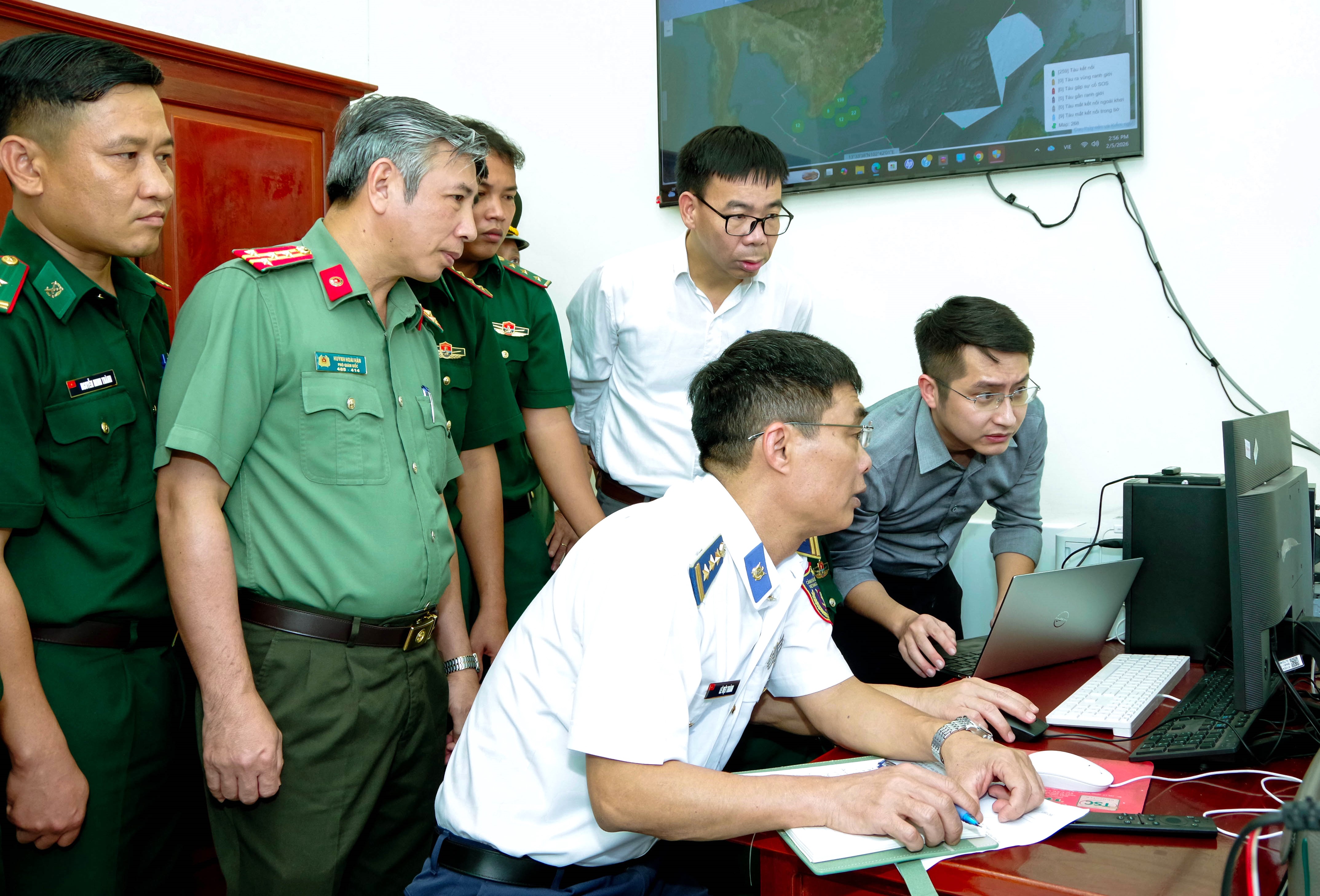 芹苴市加强打击IUU捕鱼边防工作成效显著