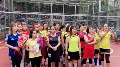 为在澳门越南工人首次举办排球比赛