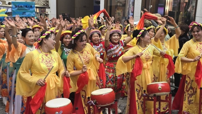 越南开春鼓亮相澳门引发关注