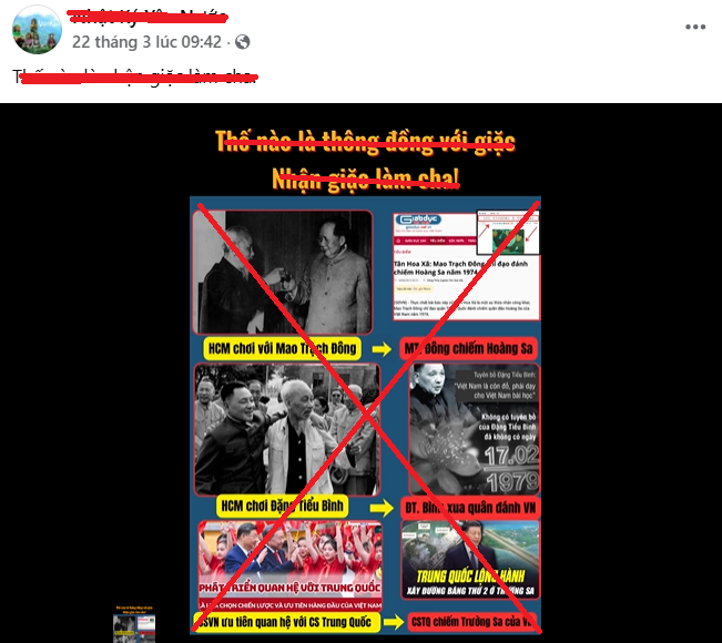 警惕歪曲对外工作和国际合作的错误言论 Các trang thông tin xuyên tạc về quan hệ đối ngoại với Trung Quốc