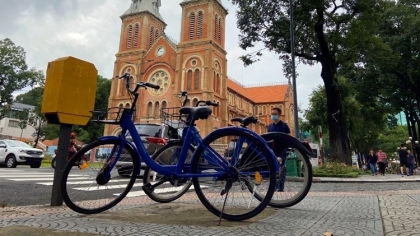 胡志明市将于2021年8月初开展公共自行车服务试点