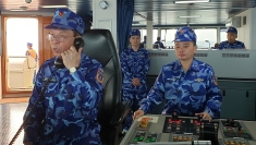 越南海警与中国海警的海上联合巡逻活动