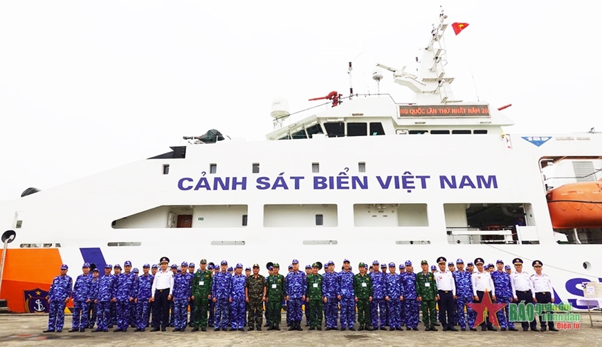 Bản in : 越南海警与中国海警开展海上联合巡逻活动 | Vietnam+ (VietnamPlus)
