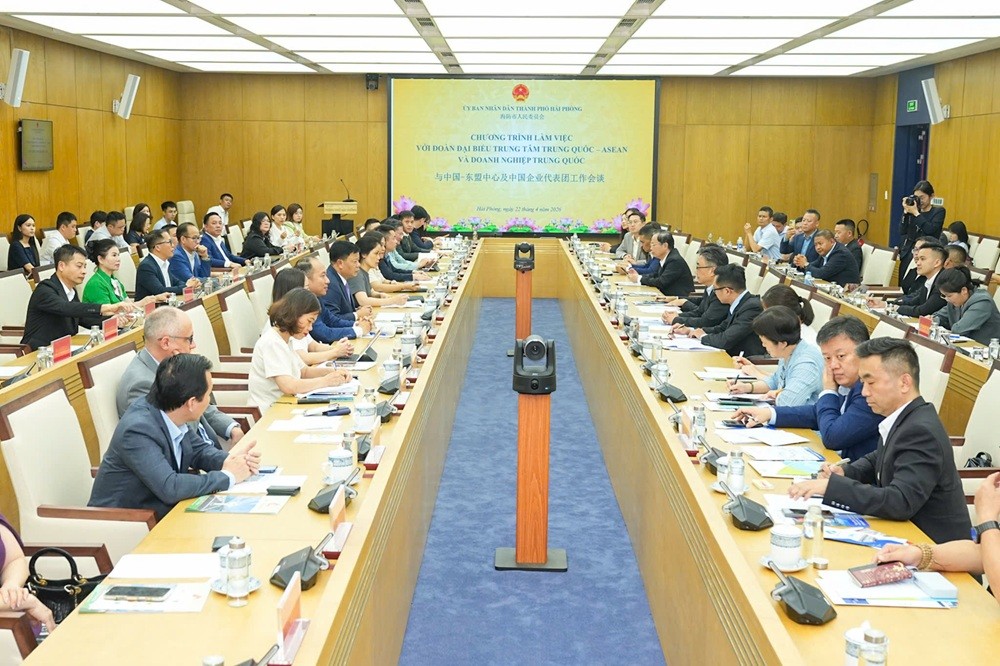 海防市持续加强与中国各地方的对接合作