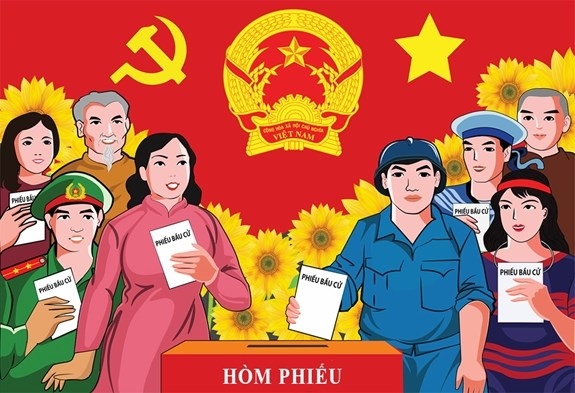 Bản in : 参加选举投票是越南人民的神圣权利和义务 | Vietnam+ (VietnamPlus)
