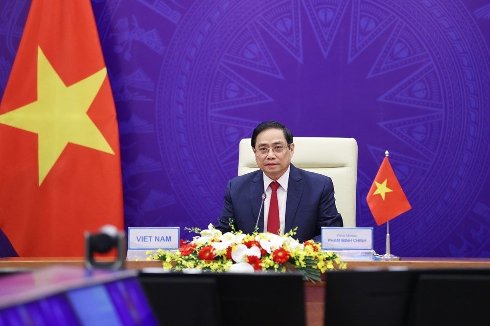 Bản in : 越南政府总理范明政：携手建设新冠疫情后纪元的和平、合作、更加蓬勃发展的亚洲 | Vietnam+ (VietnamPlus)