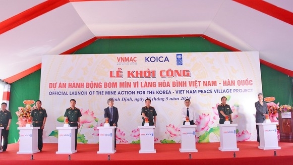 ‘致力于越南-韩国和平村的越南地雷行动‘项目正式启动