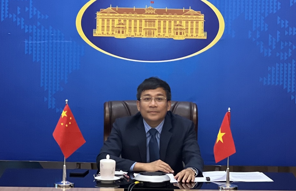 Bản in : 越中双边合作指导委员会双方秘书长举行视频会晤 | Vietnam+ (VietnamPlus)