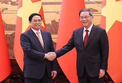 范明政总理访华：促进越中全面战略合作伙伴关系