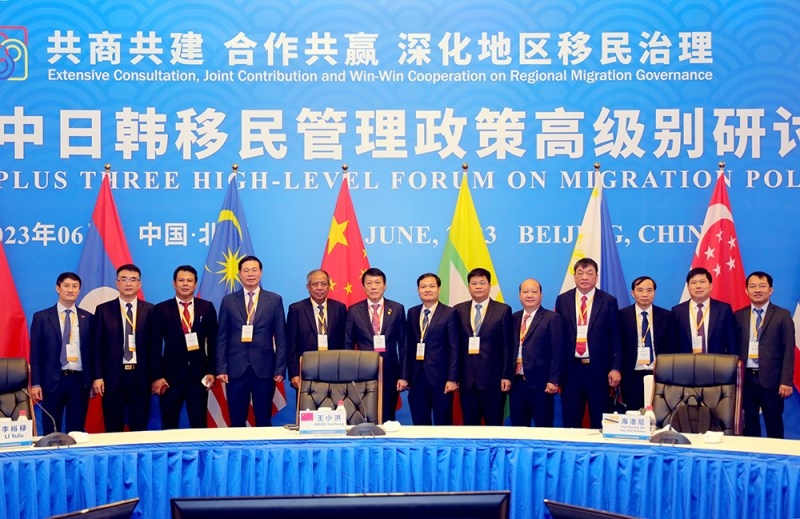 越南代表出席在北京举行的东盟加三移民管理政策高级别研讨会
