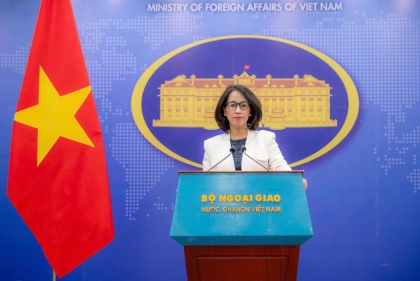 越南强调尊重国际法和东海航行自由