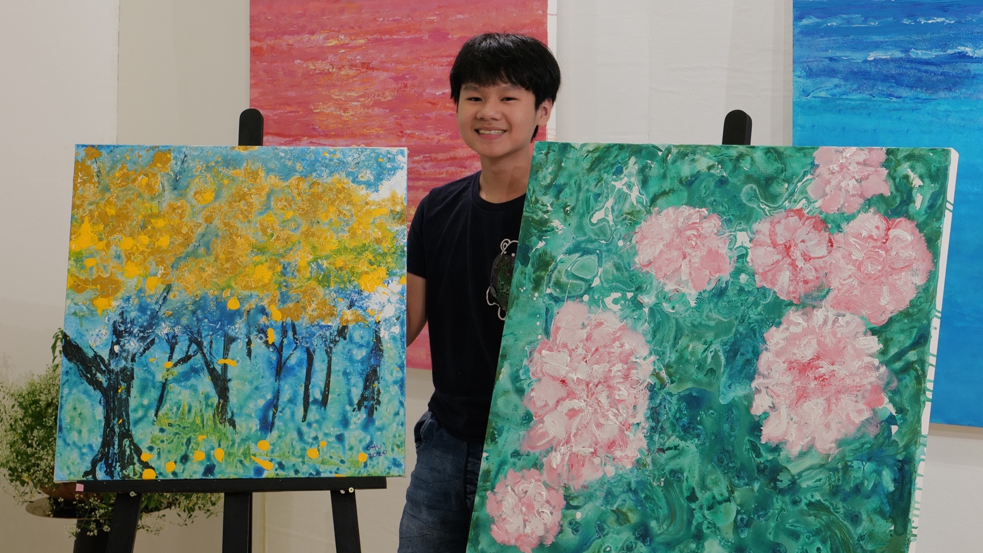 儿童画家小猪将绘画作品拍卖所得款项捐赠给新冠疫情防控基金