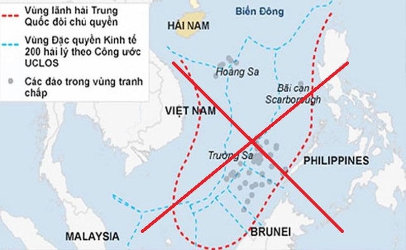 Bản in : 外交部例行记者会：在越南传播和使用含有“九段线”的产品是违法行为 | Vietnam+ (VietnamPlus)
