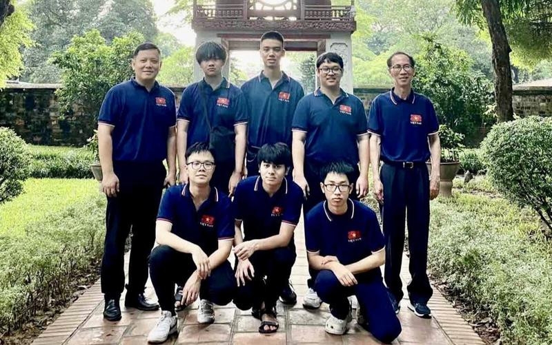 Bản in : 越南在2023年国际数学奥林匹克竞赛上排名第六 六名学生全部获奖 | Vietnam+ (VietnamPlus)