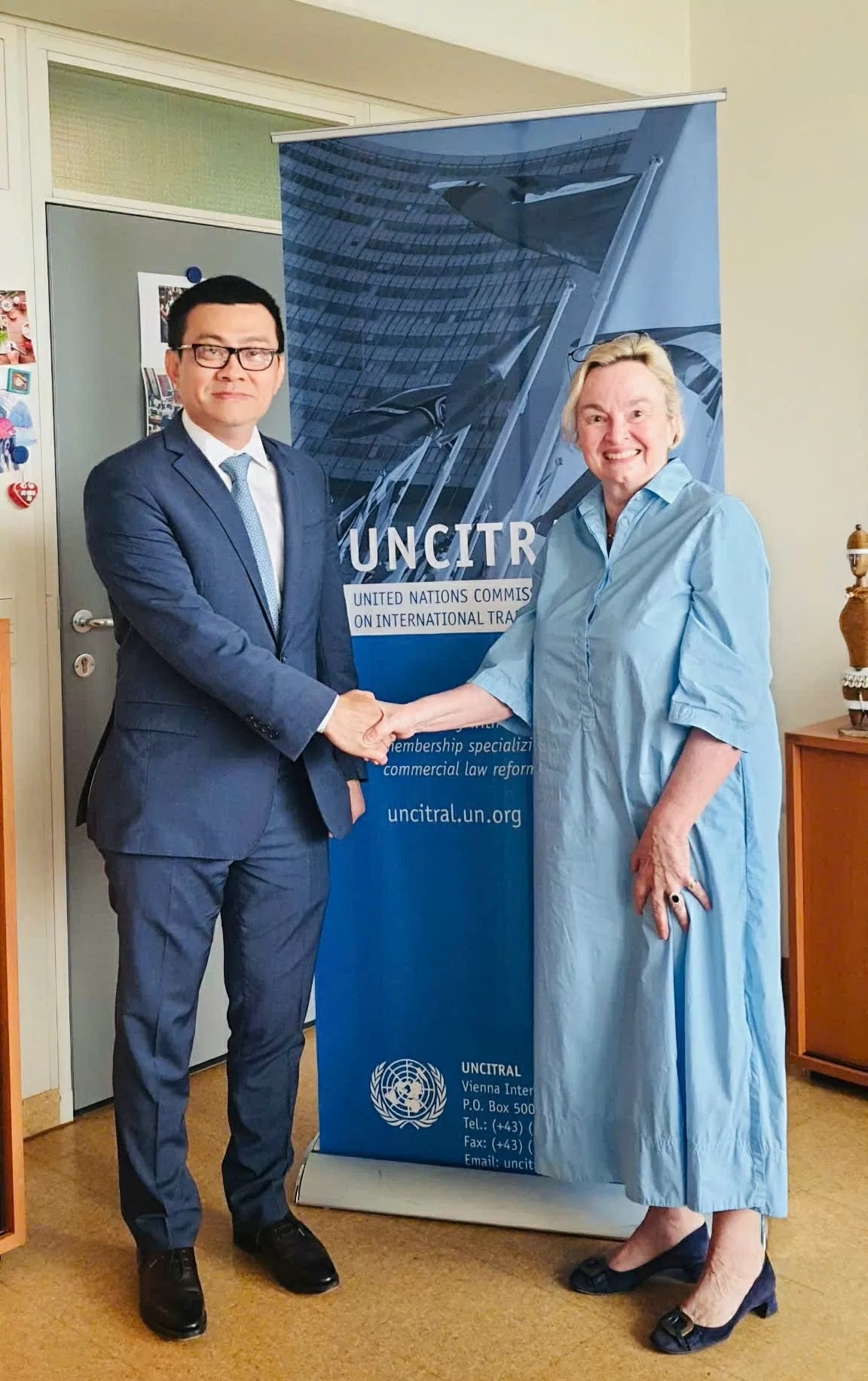越南加强与联合国国际贸易法委员会的合作