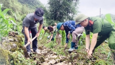 越中边境巡逻道路建设如火如荼推进