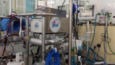 日本国际协力机构向大水镬医院提供收治新冠患者的急救设备