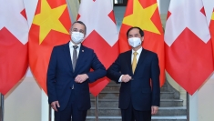 越南建议瑞士继续援助越南获取新冠疫苗和治疗药物以及医疗设备