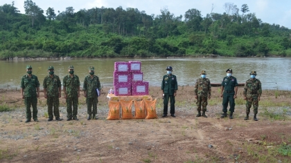 越南与柬埔寨边防力量加强疫情防控工作合作力度