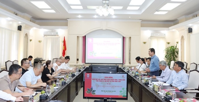 促进越南同塔省与中国广东省之间的商贸合作关系。