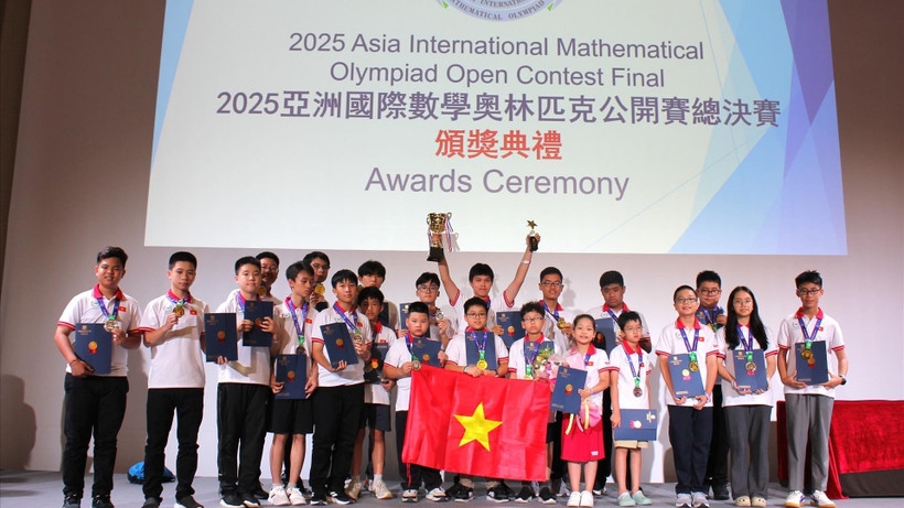 越南学生在AIMO 2025满载而归