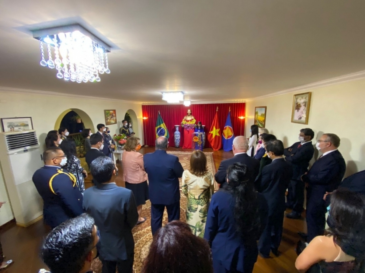 越南驻巴西大使馆举行越南九•二国庆节76周年庆祝活动