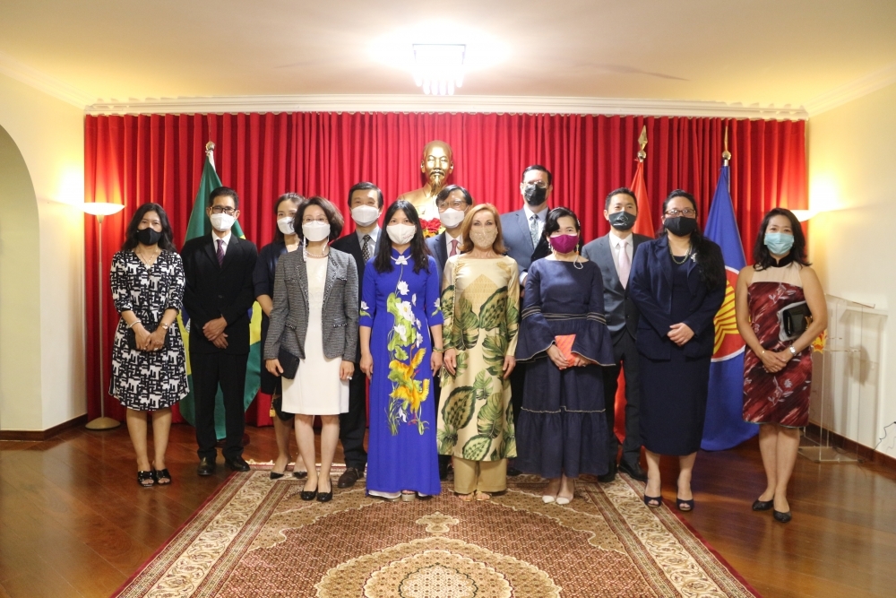 越南驻巴西大使馆举行越南九•二国庆节76周年庆祝活动