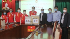 越南台湾商会向林同省捐赠医疗设备