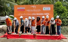 南方基金在芹苴建设更多坚固桥梁