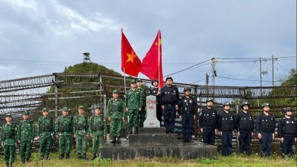 加强联合巡逻与执法 维护越中边境安全稳定