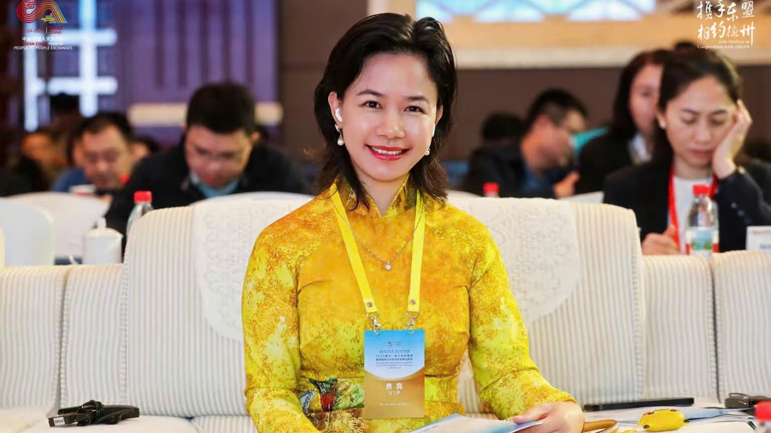 中国越南商会会长茶眉博士：民间交流是培育友好情谊最持久的基石