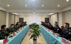 越中边防力量深化合作共同维护安全稳定