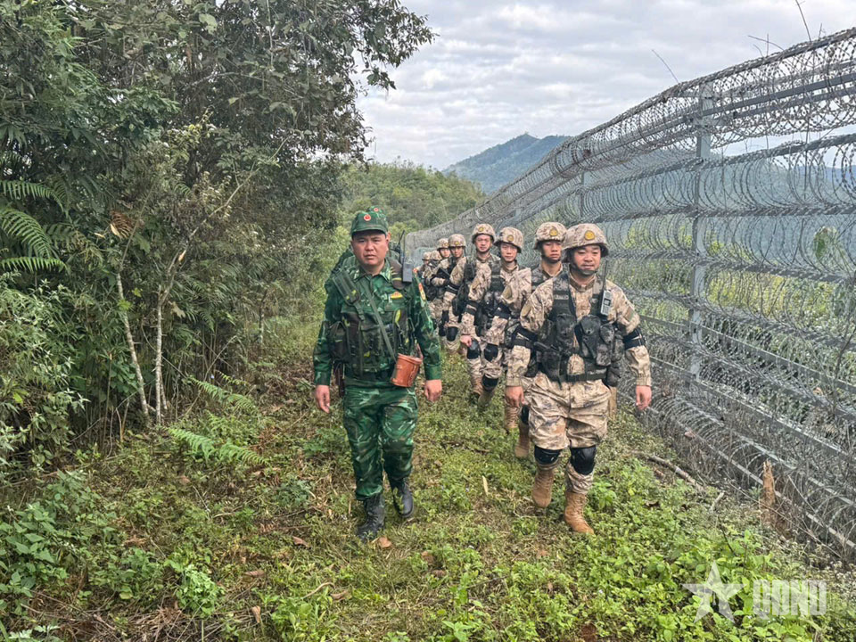 越南奠边省边防部队加强与中国执法力量协作，共同管理和保护边境