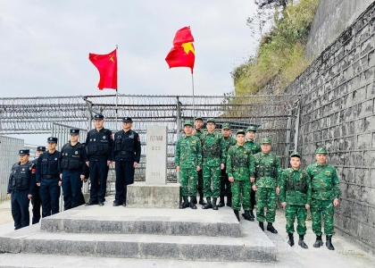 越中边境联合执法巡逻