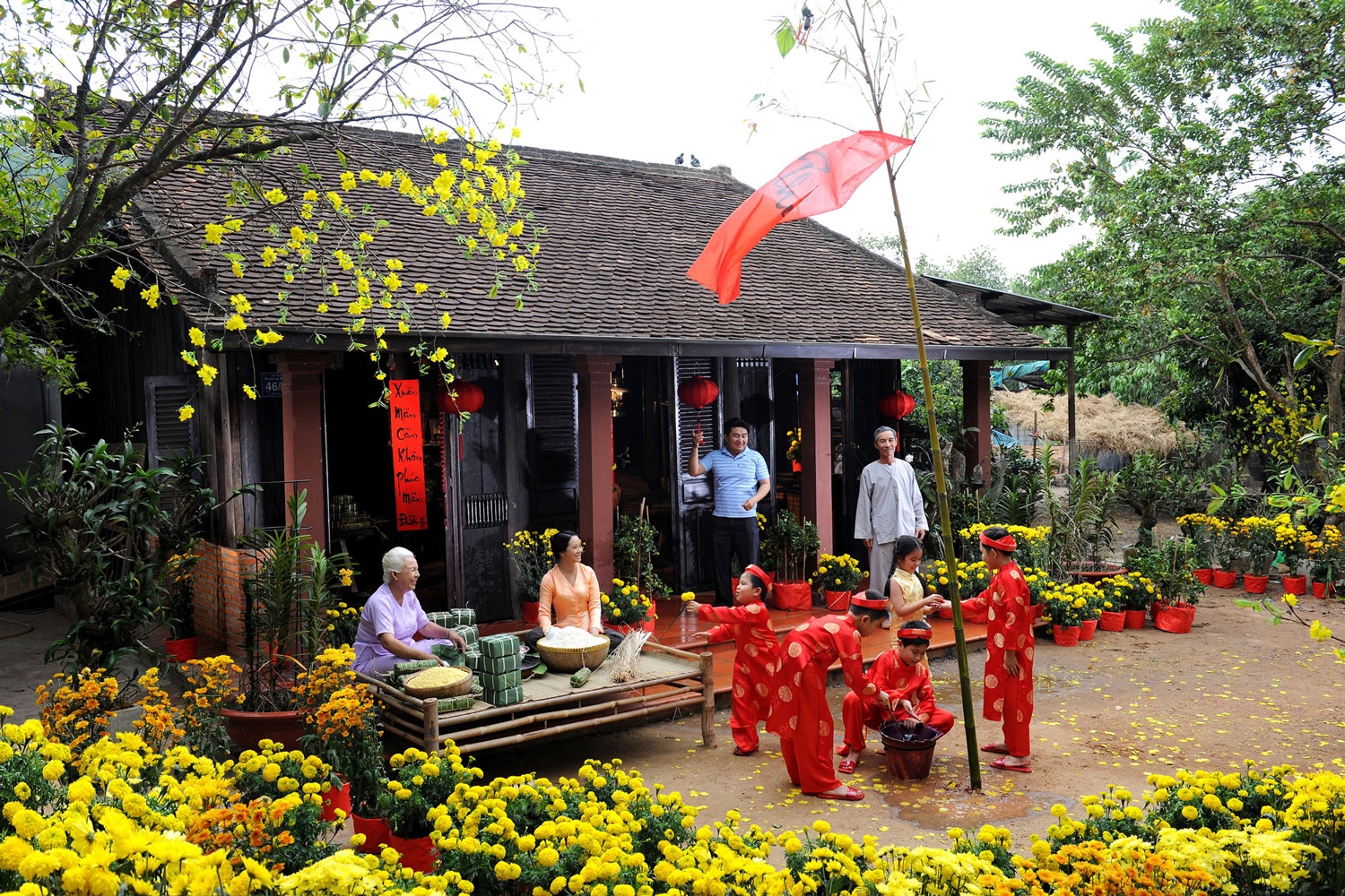 越南传统春节。