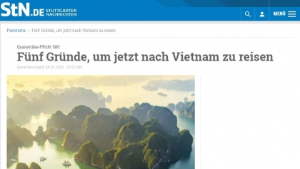 德国媒体:越南是亚洲最美丽的国家之一