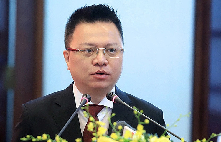 越南新闻工作者协会主席黎国明。