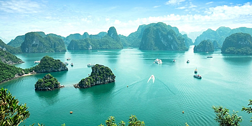 下龙湾- 越南美丽情景之一