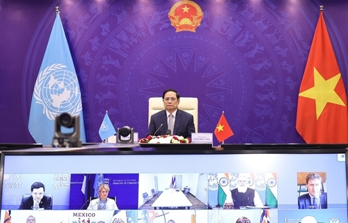 越南政府总理范明政出席联合国安理会最近举行题为“加强海上安全：国际合作中的一个领域”的高级公开辩论会