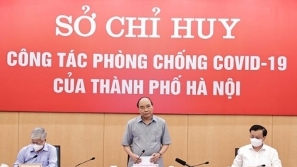 越南国家主席阮春福：​有人民的同心和支持，我们必将成功控制疫情
