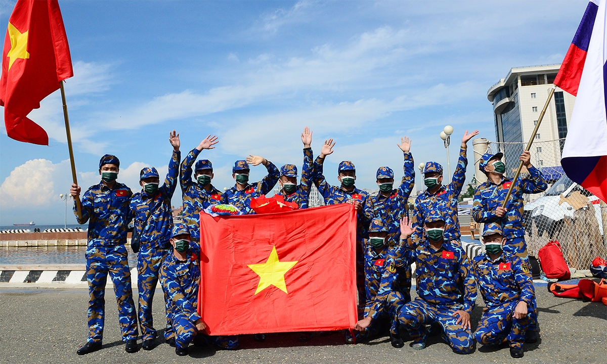 越南人民海军赛队获得银牌