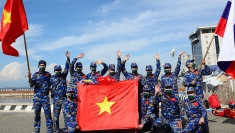 2021年国际军事比赛：越南人民海军赛队获得银牌
