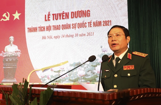 越南国防部赞赏国际军事比赛（Army Games 2021）所取得的成绩