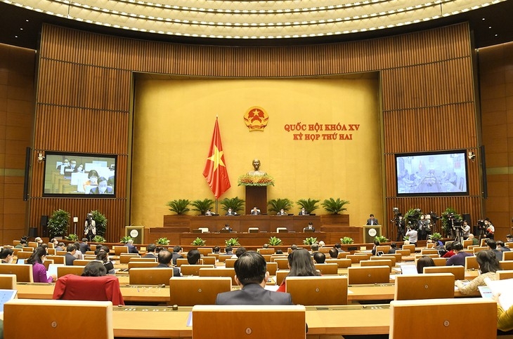 越南十五届国会二次会议开幕式