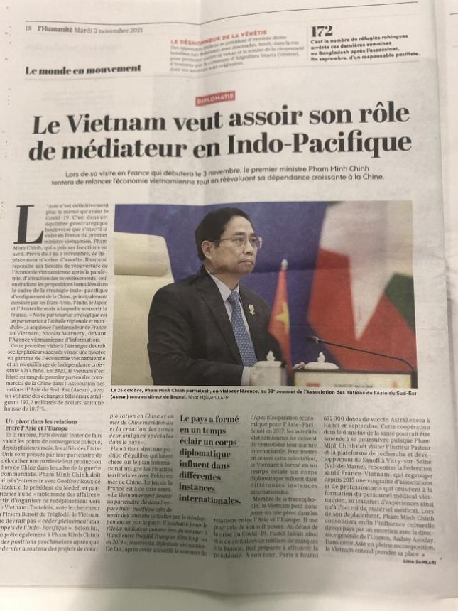 法国媒体：越南可以成为亚欧的重要桥梁