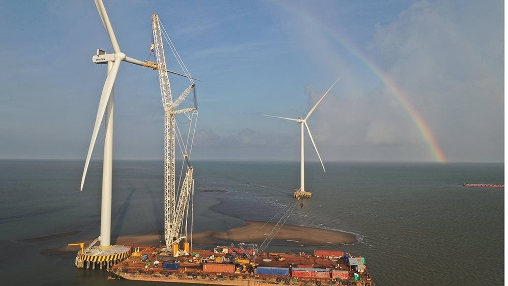 槟椥省首座风力发电厂正式投入运营