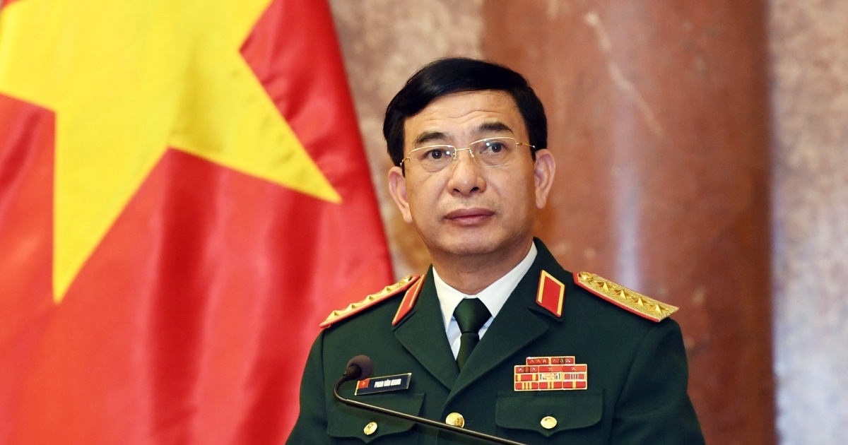 越南国防部部长潘文江大将。